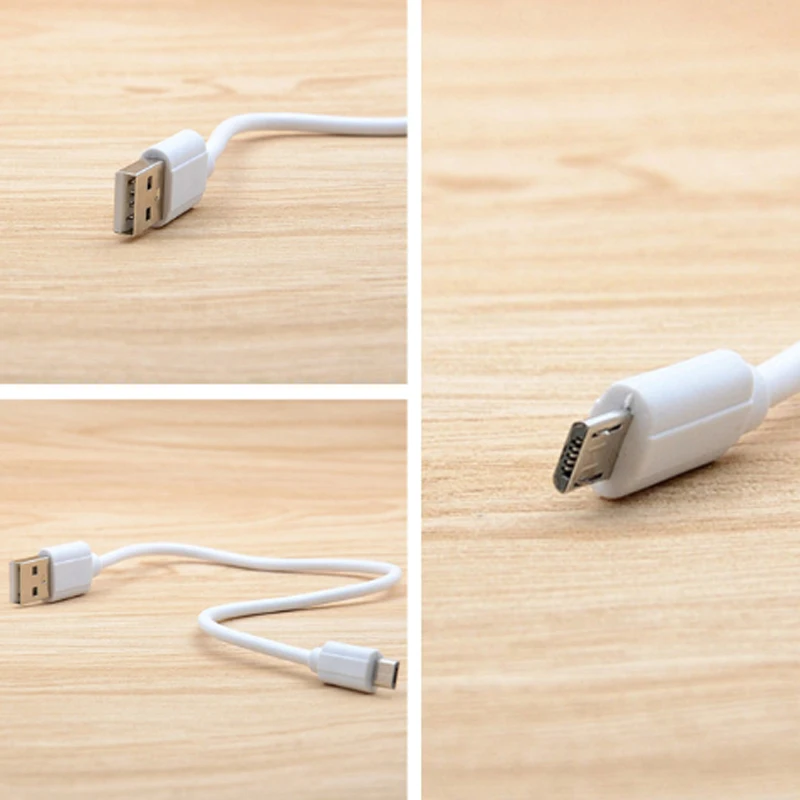 30 см V8 Android micro USB / Type-c зарядный кабель 2A чистая медная жила зарядная линия для