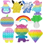 Нажимная пузырьковая сенсорная емкость нужна мягкая антистрессовая тревога антистрессовая силиконовая настольная игра поп ит для детей и взрослых