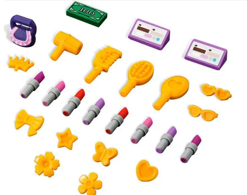 

220pcs 10156 new girl Friend Series Butterfly Beauty Shop Emma Model Buliding Blocks Bricks toys