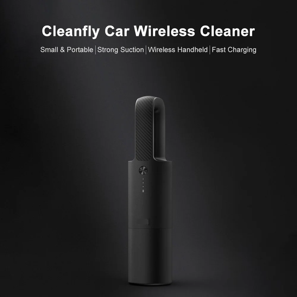 Xiaomi mijia Cleanfly автоматический пылесос 12 В 2A Мини Портативный Ручной беспроводной автомобильный пылесос сухой автомобильный аспиратор