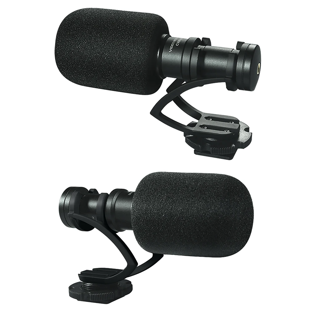 COMICA CVM-VM10 видео комплект w конденсаторный микрофон LED Light Shock-Mount Grip видео съемка передач для iPhone Samsung Xiaomi Huawei