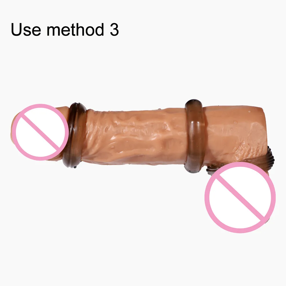 3 шт./компл. многоразовое силиконовое кольцо для пениса с презервативом Задержка