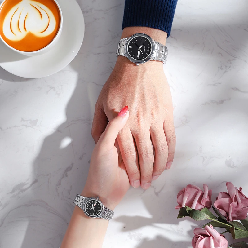 NAKZEN Women Watches Top Luxury Quartz Wristwatch Stainless Steel Ladies Watch Life Waterproof Clock Montre Femme Reloj Mujer enlarge