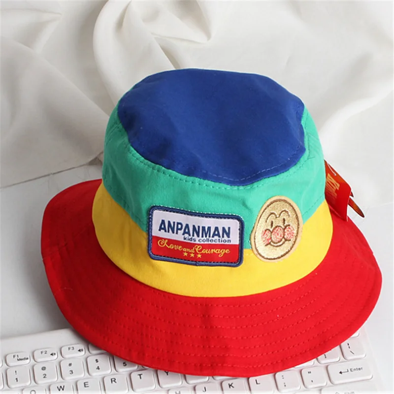 hat one size Одежда для маленьких мальчиков; сезон осень-зима; хлопковые толстовки с длинными рукавами с принтом анпанмена; толстовка с объемной сумкой и капюшоном для мальчиков; милая детская одежда - Цвет: hat one size