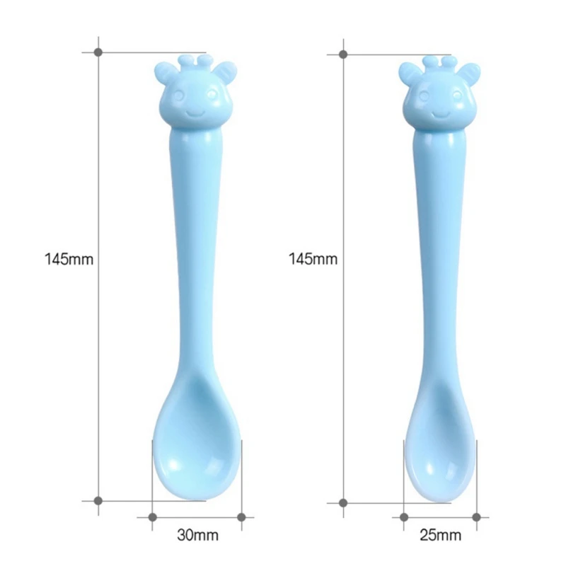 Милые столовые приборы с героями мультфильмов для маленьких детей ложка из