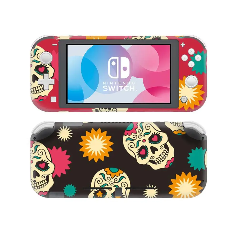 Настенный переключатель Lite наклейка s Череп Pegatinas nintendo Switch Lite виниловые наклейки для кожи Adesivos для nintendo switch Lite - Цвет: YSNSL0153