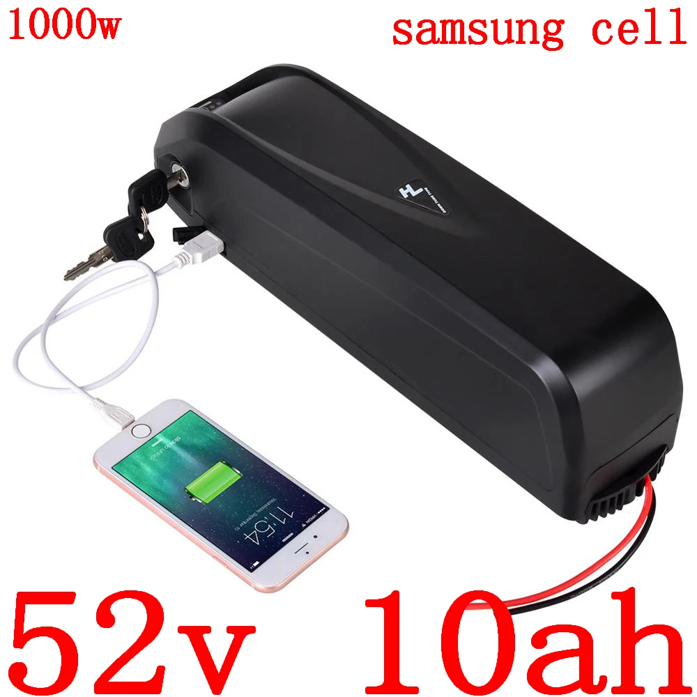 Литий ионный аккумулятор samsung 52 в 500 Вт 750 36 В 48 10 Ач 1000 13 Ач|1000w battery|battery 48v 10ah48v 1000w