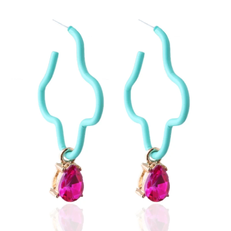 NeeFu WoFu Earrings Y2K Candy Colorful Earring Paint Brinco Ear Oorbellen Multicolor Christmas Charm fashion jewelry wholesale | Украшения