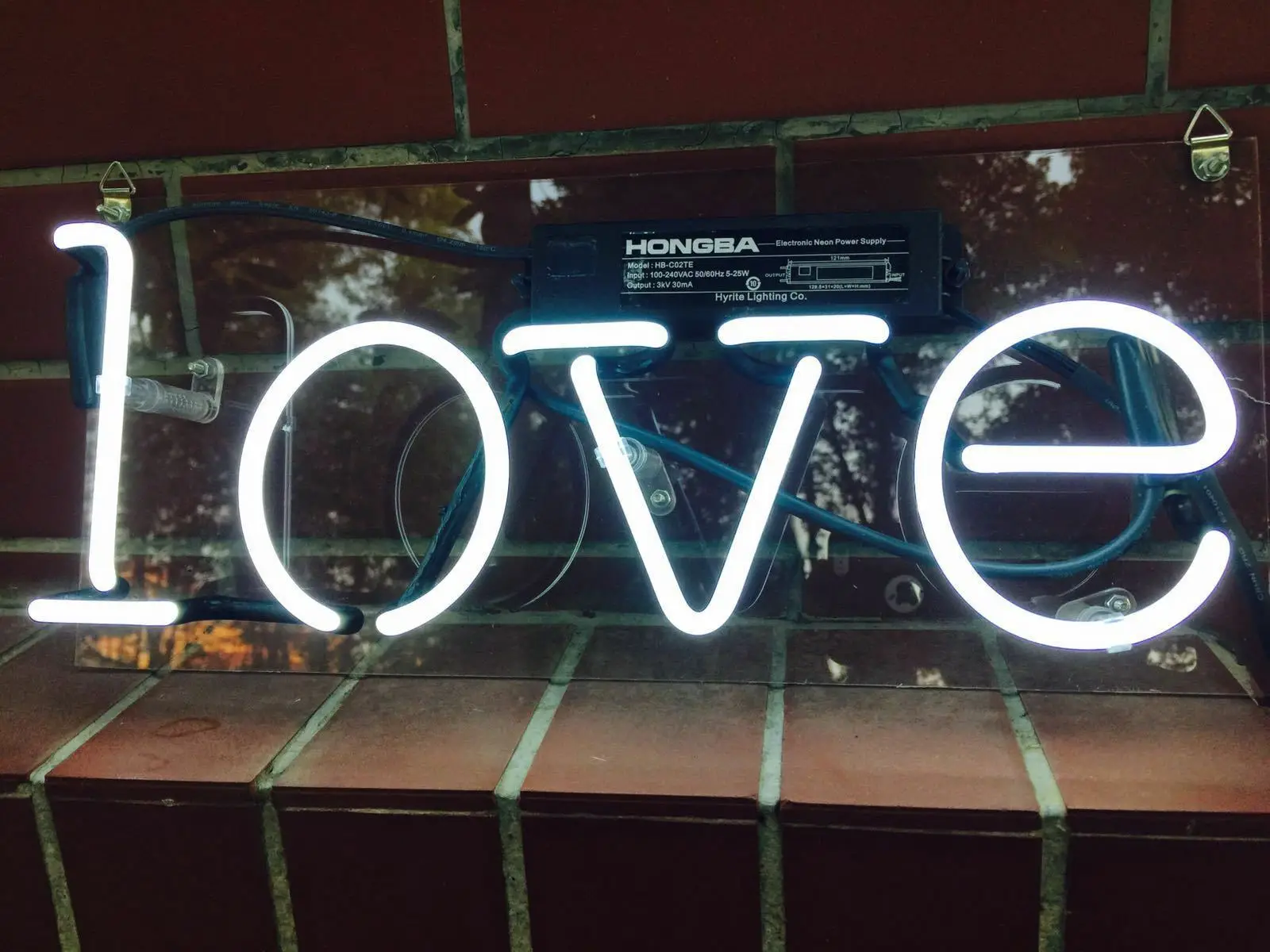 Белая акриловая неоновая лампа на заказ декоративный светильник ручной работы