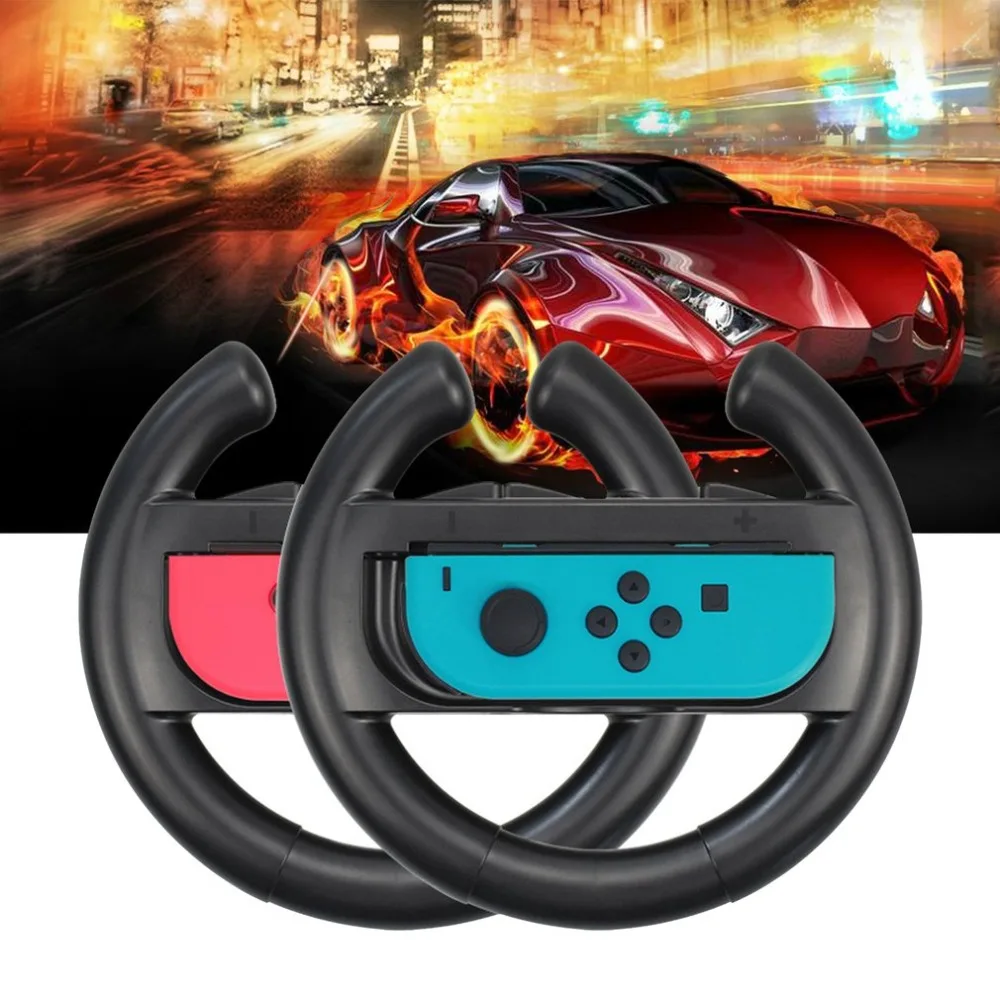 

AOLION Game Steering Racing Handle Steer Wheel Holder for Nintend Switch NS Controller Gamepad Hand Grip Stand Support