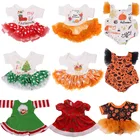 Кукольная одежда пижамы для детей; Рождественский дизайн Ночные рубашки для девочек 18 дюймов с капюшонами в американском и 43 см для ухода за ребенком для мам, родившиеся Logan мальчик кукла для девочки плюшевого мишки, игрушка сделай сам