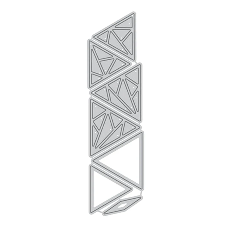 Треугольный фоновый набор металлический трафарет для скрапбукинга фотоальбома