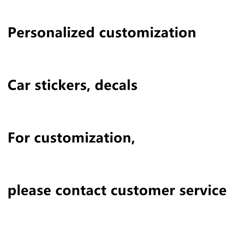 

Customized Car Stickers, Motorcycle Decals, Personalized Customization, Can Also Be Used for Luggage, Computer, Wall Decoration