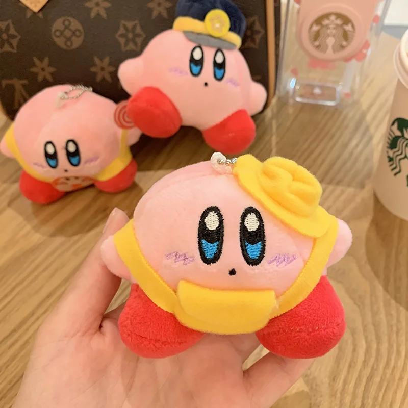 

Cute Cartoon Star Kirby Plush Toy Mini Pink Kawaii Keychain Pendant Plush Soft Plush Doll Toy Girl Holiday Gift