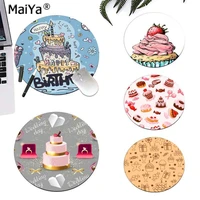 maiya boy gift pad cup of cake happy birthday rubber pc computer gaming mousepad gaming mousepad rug for pc laptop notebook