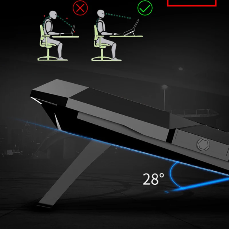Новинка! Охлаждающая подставка для ноутбука 12 17 дюймов бесшумная охлаждающая