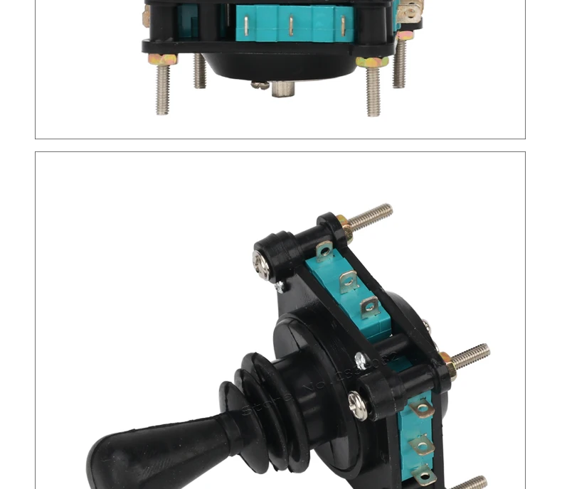 5A 240V переключатель джойстика 4NO 4NC мгновенный 2 4 положения 360 градусов пружинный возврат 2,5 мм фиксирующая резьба крест Monolever переключатель