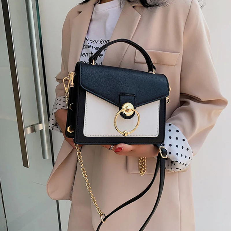 Дизайнерские дамские сумочки через плечо Прошитые мессенджеры на повседневный