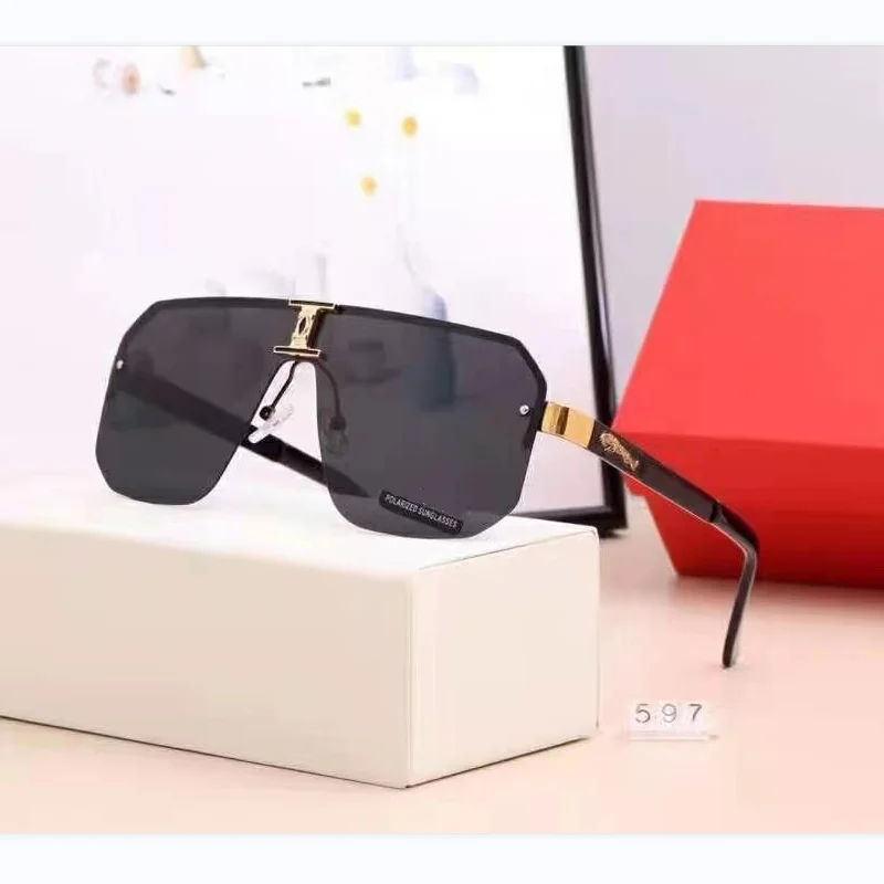 

24 Hours Delivery Top Luxury Brands Men's Women's Classic Sunglasses Travel Leisure All-Match With Genuine Packing Box 597