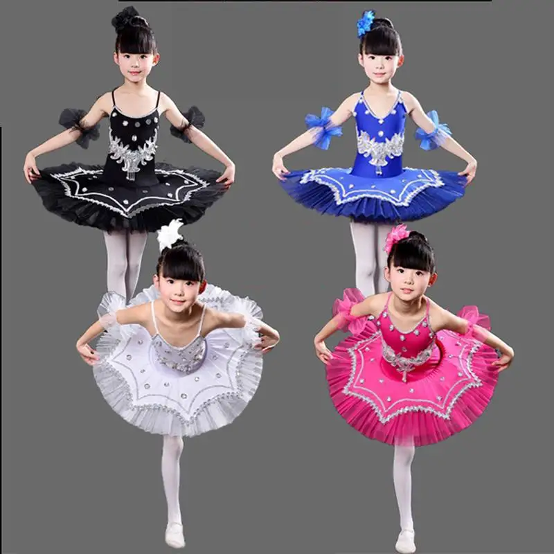 Профессиональная детская балетная пачка Лебединое озеро платье для девочек
