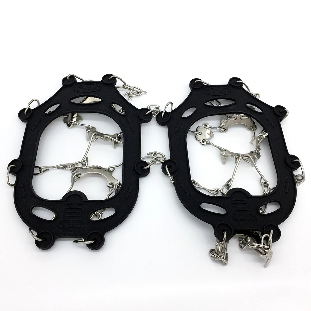 

8 Teeth Non-slip Claw Snow Ice Shoe Spikes Chain Anti-Slip Toothed Crampon For Skiing Climbing Walking Outdoor Sports Accessorie