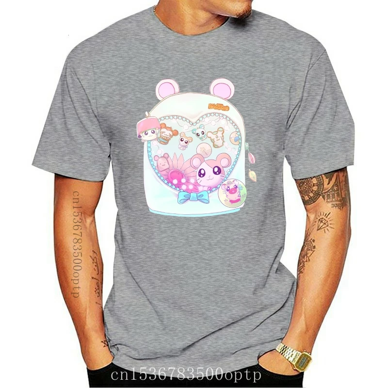 

Новые футболки, женская футболка, Мужская футболка, сумка Hamtaro Ita