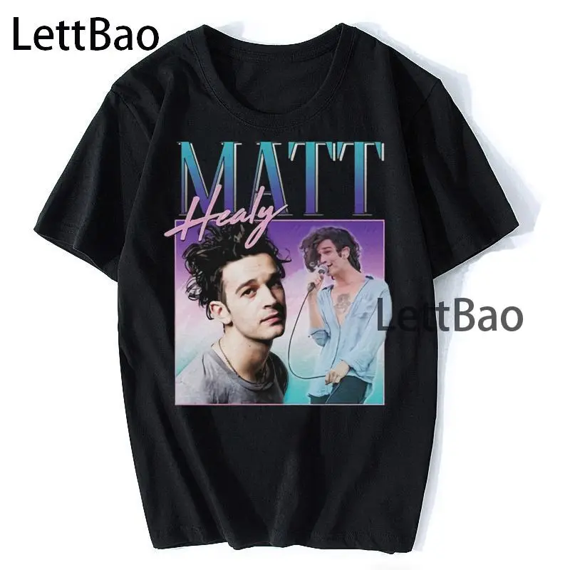 

Matt Хили футболка негабаритных эстетику футболки топы мужская мода для девочек; Корейский стиль для мужчин футболка в готическом стиле, летн...