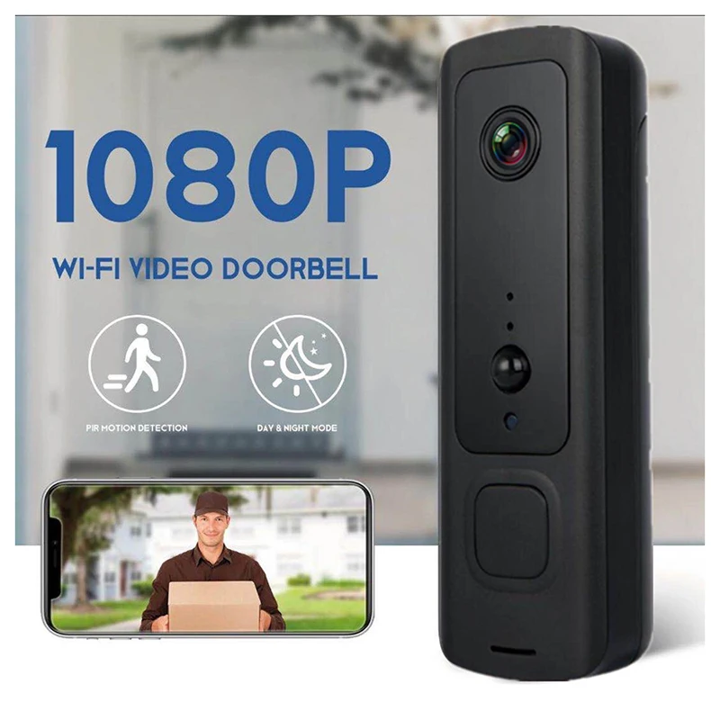 1080P smart IP видео домофон WI FI телефон двери Беспроводной глазок дверной звонок