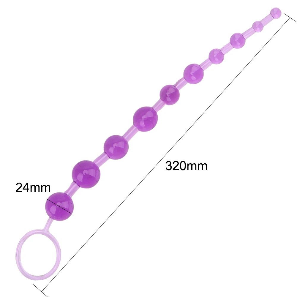 Силиконовый длинный анальный стимулятор OLO интимные игрушки для мужчин и женщин