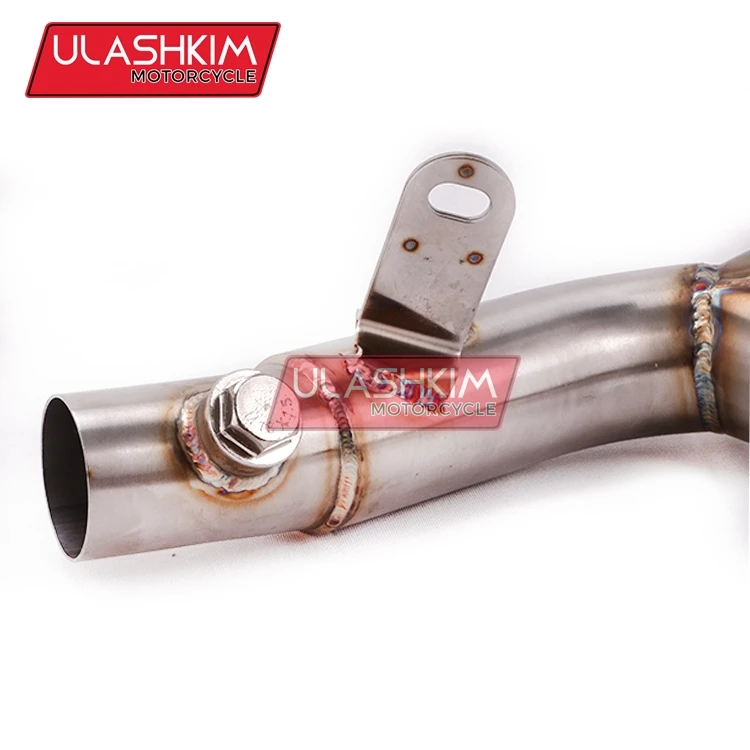 

Motorcycle Exhaust Muffler Escape Mid Pipe Applicable To 2006 To 2016 Years YZF-R6 Motorcycle Modification To The Original