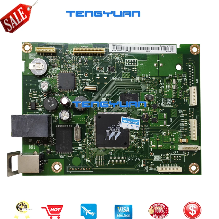 1PCx Formatter Board CZ231-60001 для HP M225 M226 M225DN M226DN Formatter Board материнская плата pinter parts