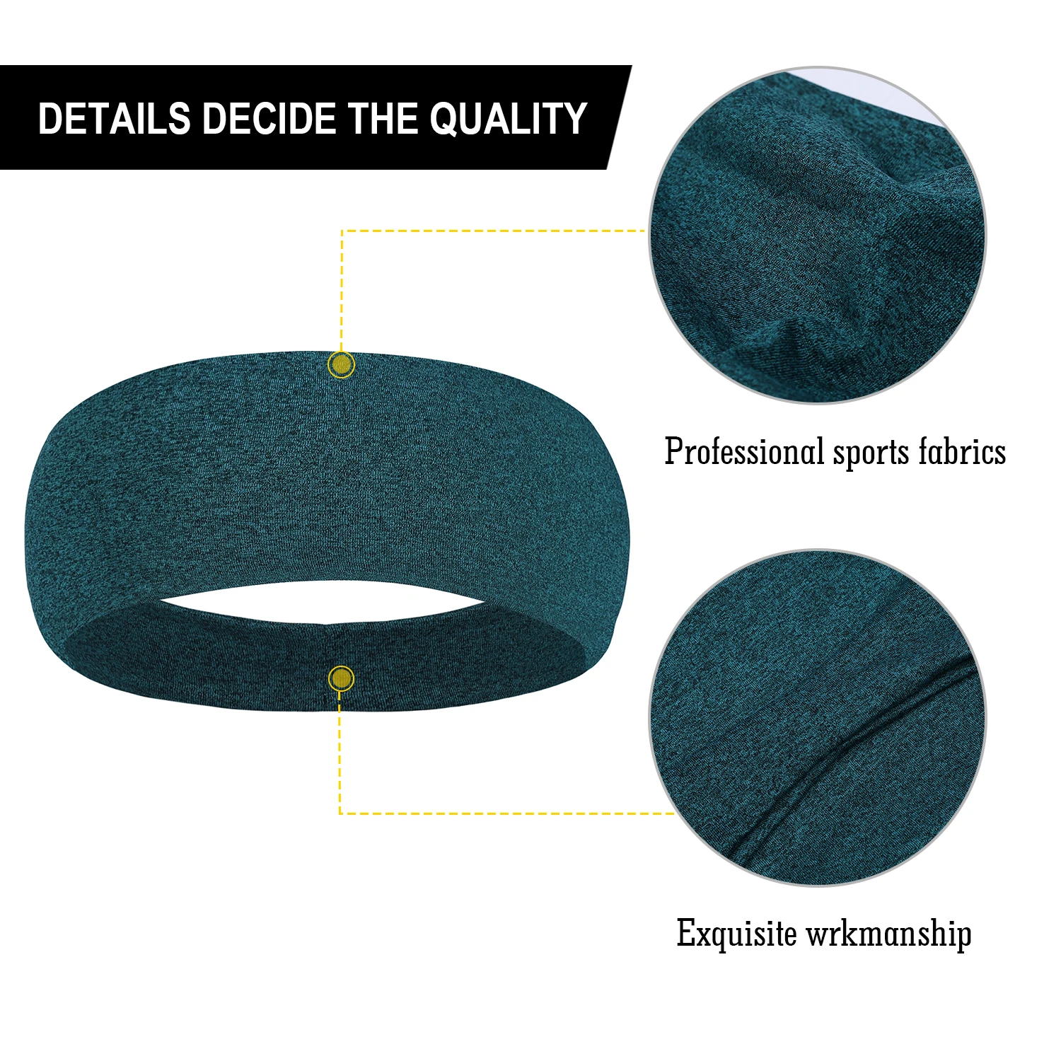 

Headwear Accessories Hair Bandage Hairband Absorbent Non-slip Sweat Sweatband Stretch Breathable Headband Head Band Men Women