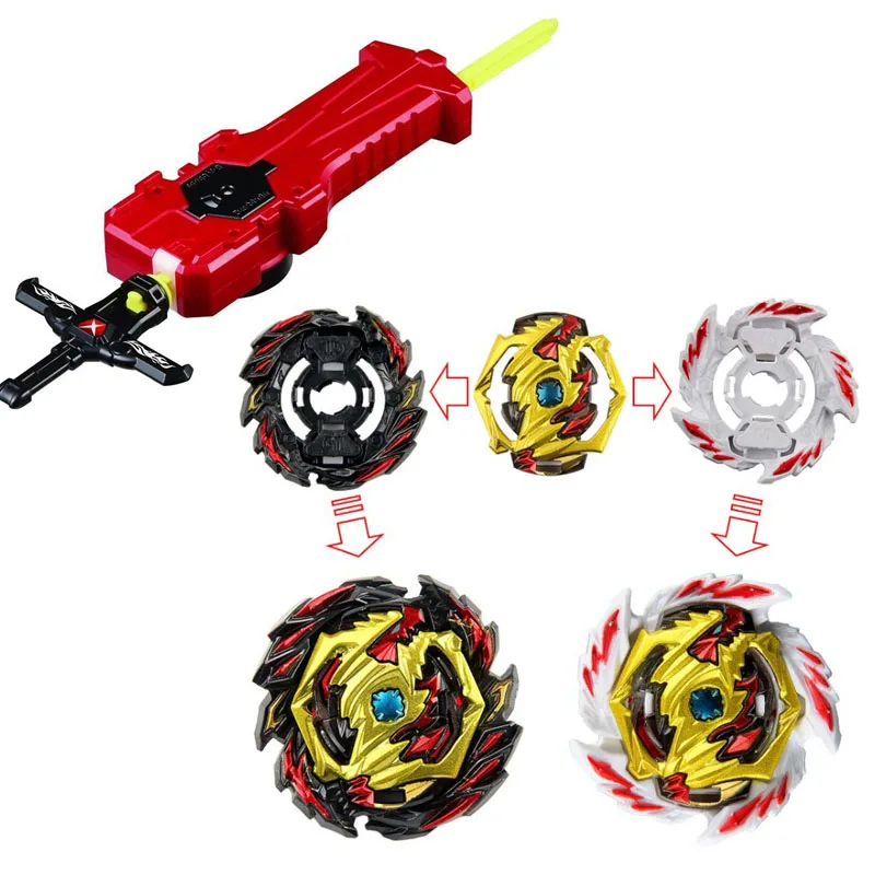 

B-X TOUPIE BURST BEYBLADE SPINNING TOP Battle Top B-145 DX Starter Benome Diabolos. Vn. Bl With Launcher