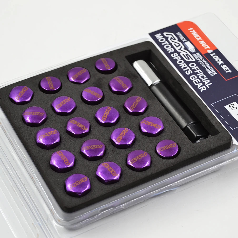 20 штук автомобиля близкий конец колесо стопорные гайки лучей волк 17 шестигранный