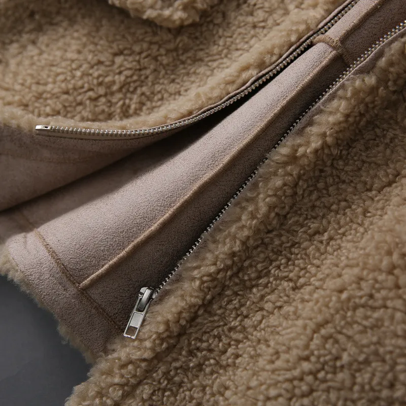 

Temperament Granular Velvet Fur Ladies Woman Jacket Warm Winter Clothing Jacket Cotton Coat Thick Fur One Female Jacket B068