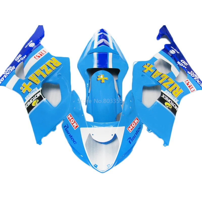 

Grateful Fairings Kits Set For SUZUKI GSXR1000 2003 2004 K3 Blue Motorcycle fairing Part gsxr1000 03 04 Excellent Injection NJ68