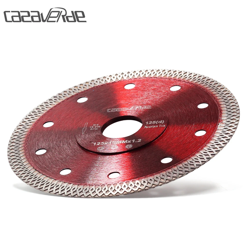 

Free shipping DC-SXSB03 5 inch diamond circular saw blade 125mm for cutting porcelain and ceramic tile cutting blade