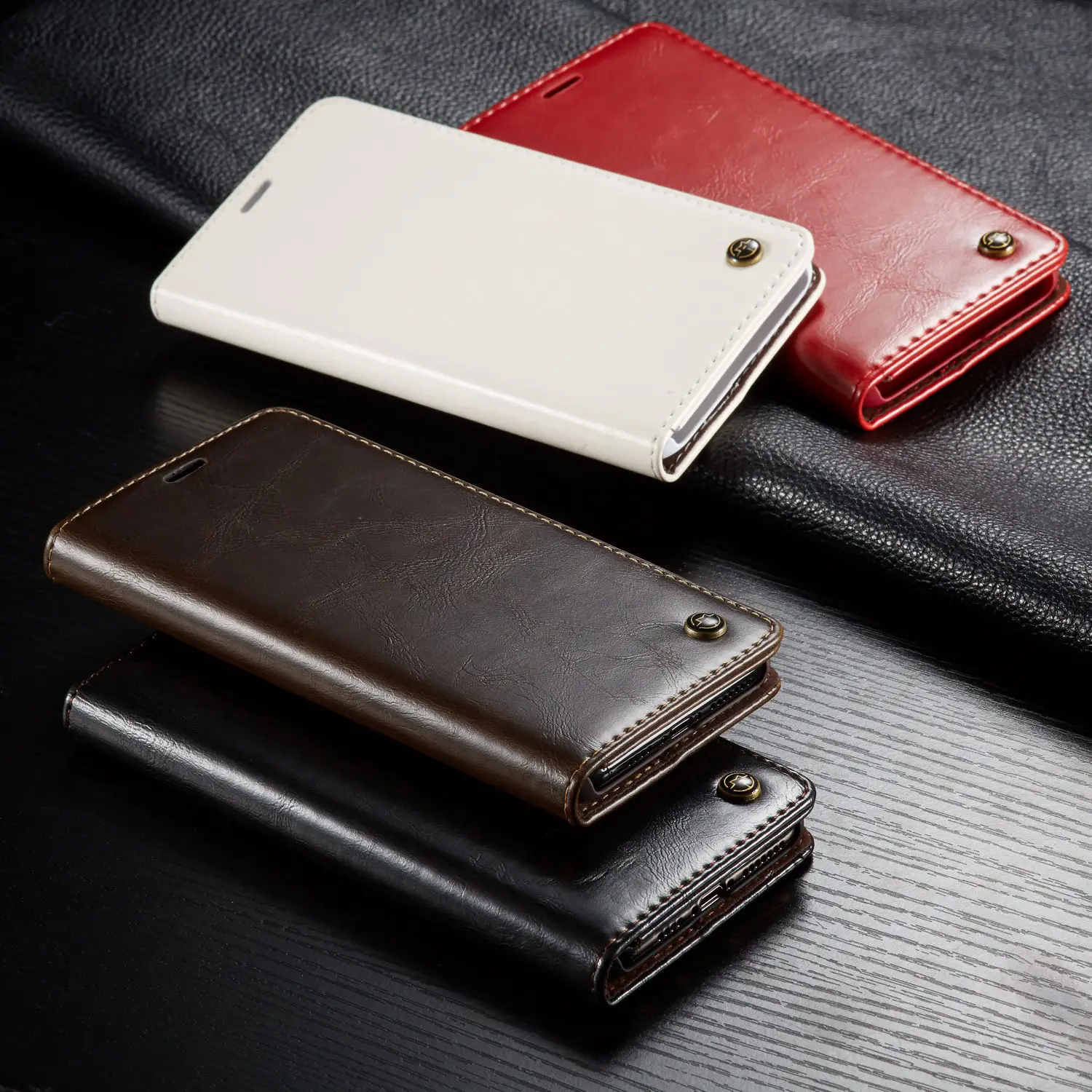 

CaseMe Retro Purse Leather Case for iPhone 11 Pro X XR XS Max Luxury Magneti Card Holder Wallet Cover For iPhone 8 7 6 6S Plus 5