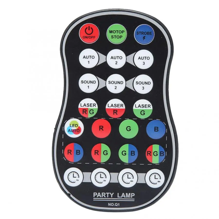 

Remote Control Disco LED Stage Light RGB Projector Lights for LED Stage Ligh Party Bar Decor US Plug 100-240V