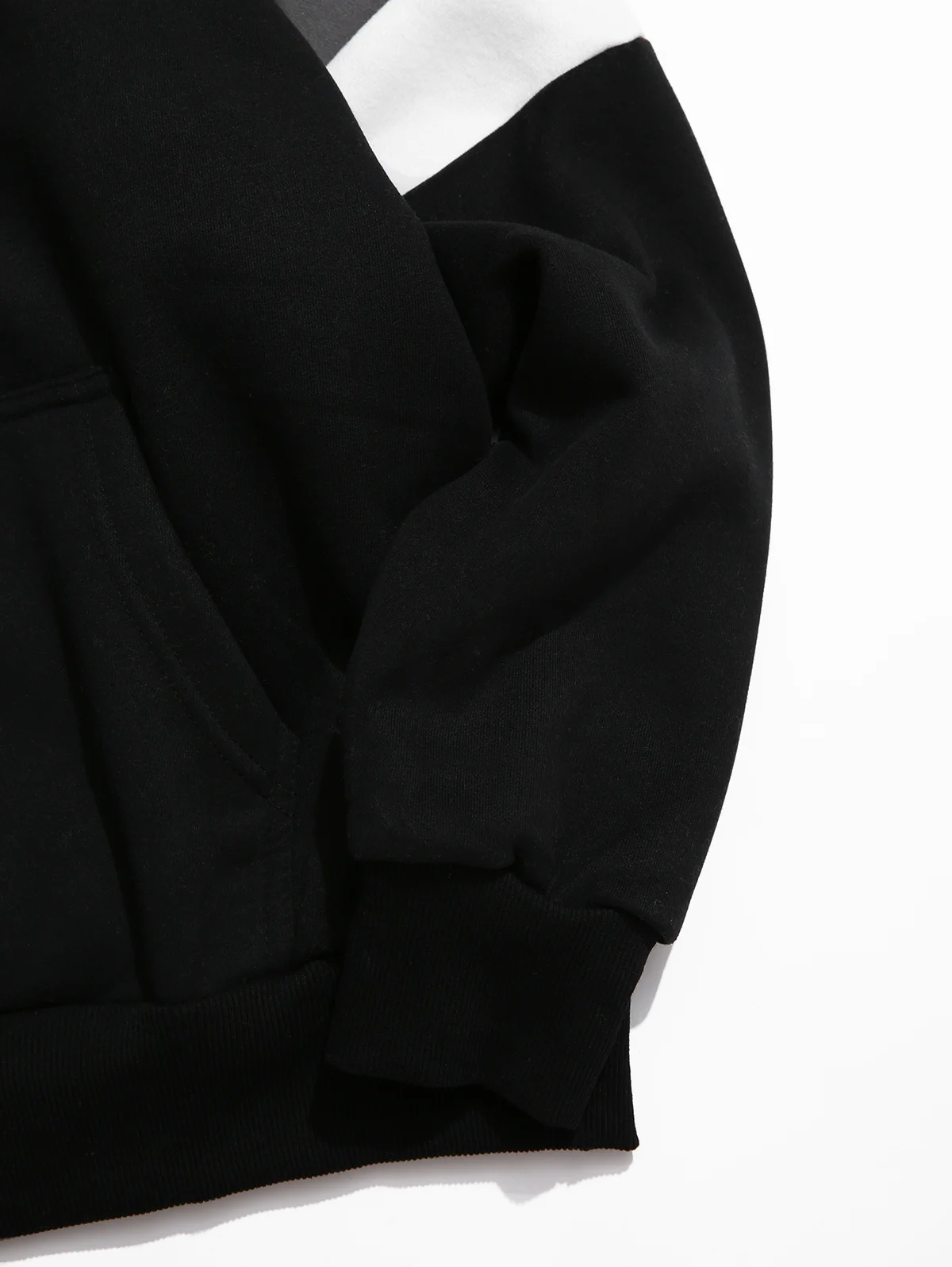 ZAFUL Men Colorblock Splicing Raglan Sleeve Drawstring Hoodie Contrast Color Kangaroo Pocket Hot Sale 2019 | Мужская одежда