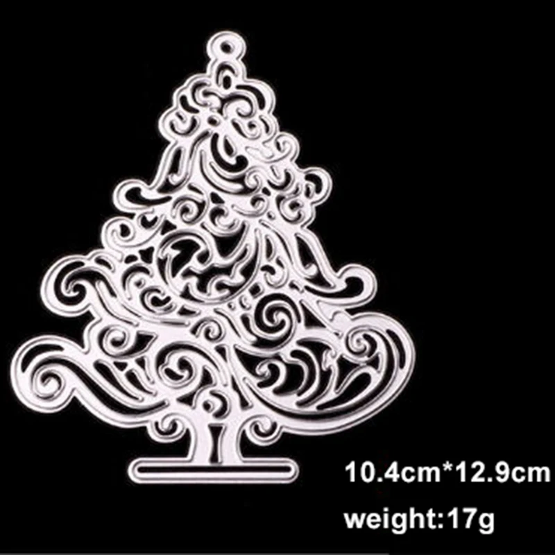 

Christmas Tree Cutting Dies Carbon Steel Creative Trees DIY Embossing Cutter Mold Scrapbooking Embossing Album Paper Card Mould