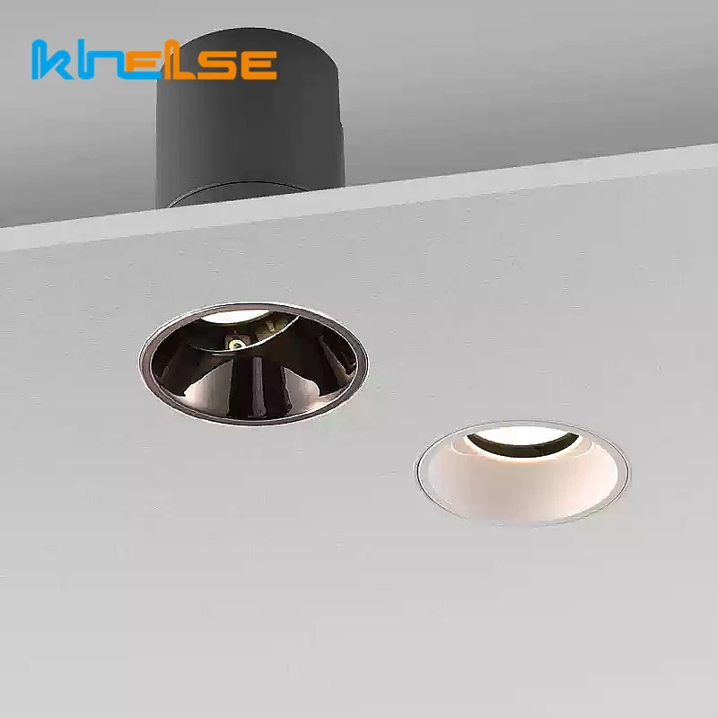 7 Вт 10 15 с регулируемой яркостью безрамочный светодиодный светильник черный