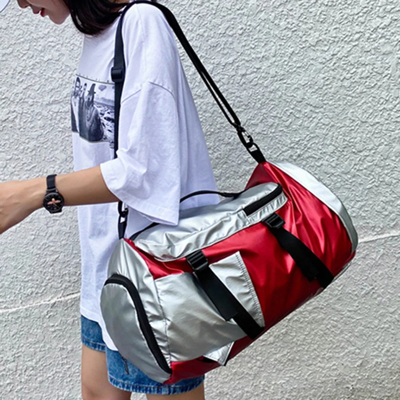 

Women Gym Bag Backpack Fitness Bags for Shoes Outdoor Shoulder Gymtas Tas Sac De Sport Student Sportbag Travel Bag Daily XA888WA