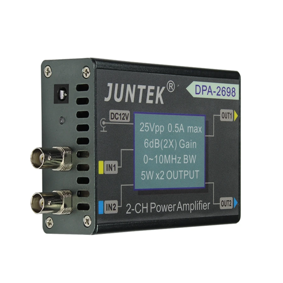 JUNTEK DPA-2698 Dual-Channels DPA2698 Duplex Channel Digital Control Signal 2-CH Power Amplifier Higher | Инструменты