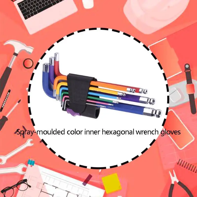 9 шт. отвертка с шаровой головкой шестигранный ключ шестигранной набор ключей