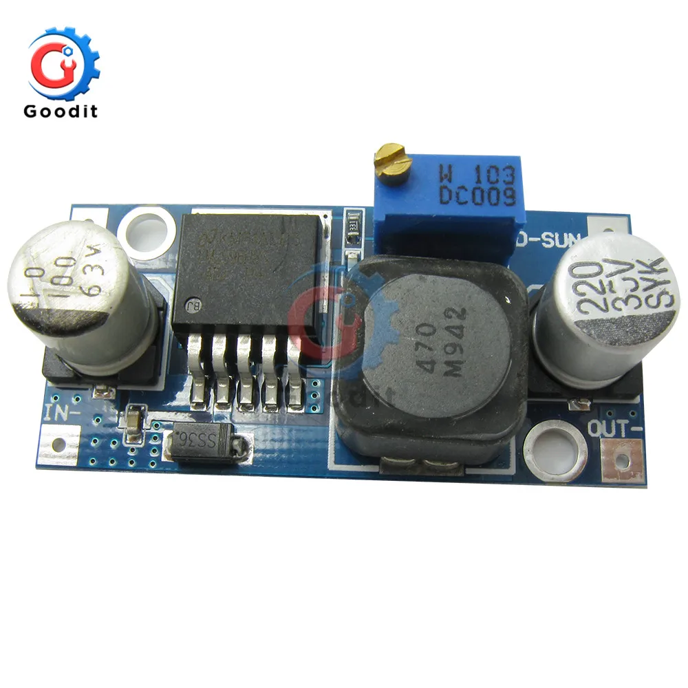 DC-DC Adjustable Step Down Buck Converter Power Module 4.5-50V To 3-35V Urrent limiting LM2596HVS LM2596 HV LM2596HV | Обустройство