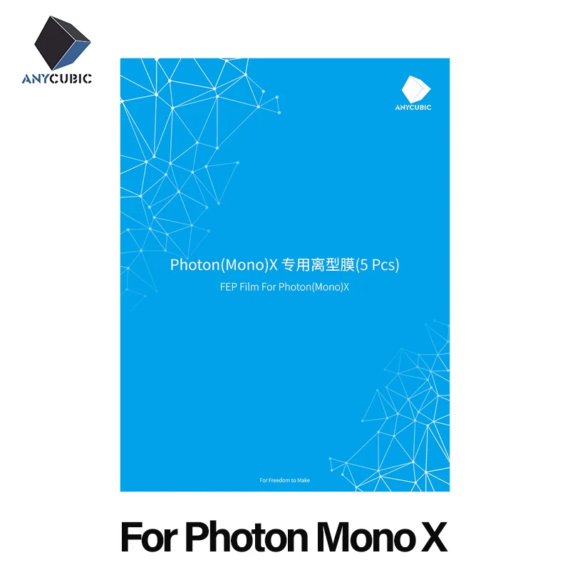 

ANYCUBIC 5pcs/Lots FEP Film for Photon Mono X UV Resin 3D printer SLA/LCD Fep Sheets impresora
