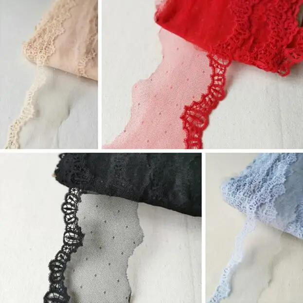 3 метра Лидер продаж ажурная кружевная отделка красного синего черного