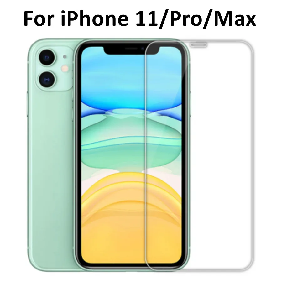 Закаленное стекло для iPhone 11pro Xr Xs Max X 5 5c 5S 6 6S Plus 7 8 Защитная пленка экрана 11Pro