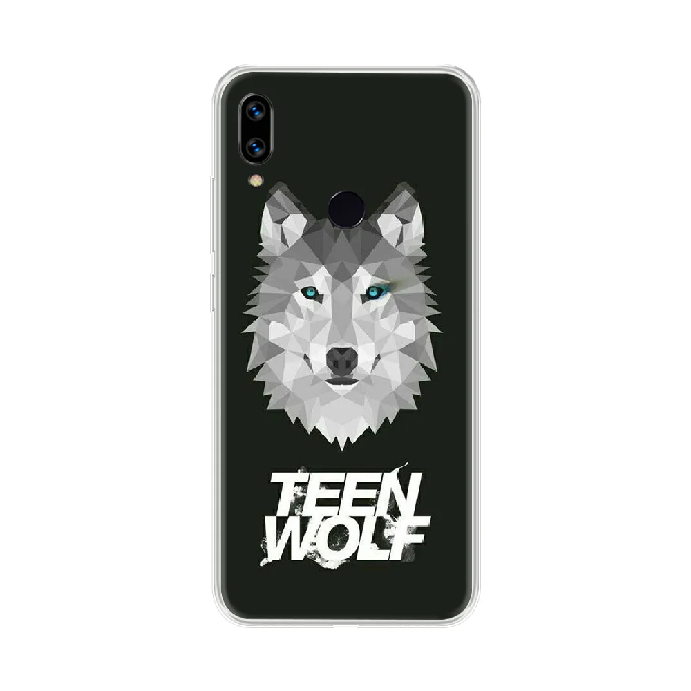 Teen wolf логотип ТПУ черный чехол для телефона Корпус Xiaomi Redmi 2 3 4x5 5a 6 7 8 8T pro